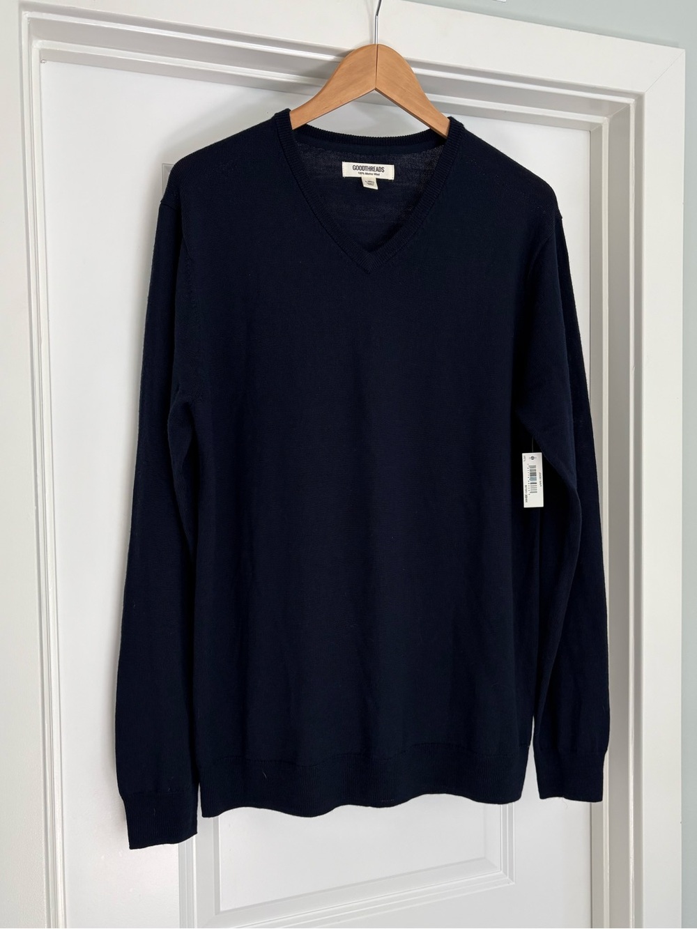 NWT Goodthreads 100% Merino Wool Base Layer Long Sleeve Shirt L Tall